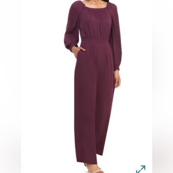 GAL Meets Glam Square Neck Jumpsuit - Picture 2 of 7